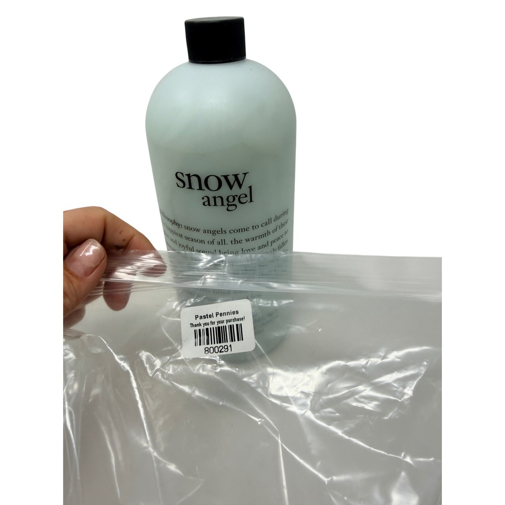 Philosophy Snow Angel 3-in-1 Shampoo Shower Gel Bubble Bath 32 oz Large Bottle - Picture 4 of 4